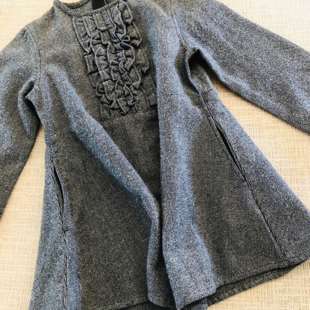 Girl’s Winter Preppy Pockets Dress Long Sleeve